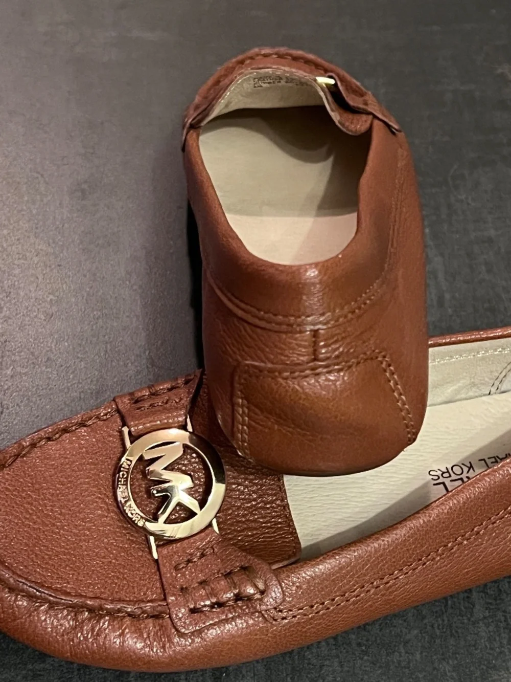 Michael Kors brown Moccasin size US 4